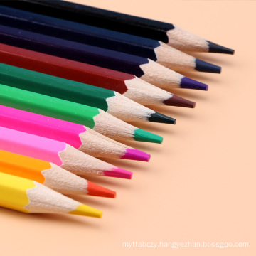 Chinese Stationery High Quality Softened Poplar Oil Based 36 Color Art Pencil